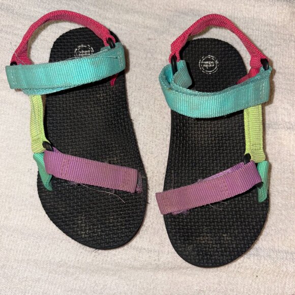 Wonder Nation Toddler Girls Nature Sandals, Size 10 - Picture 4 of 4